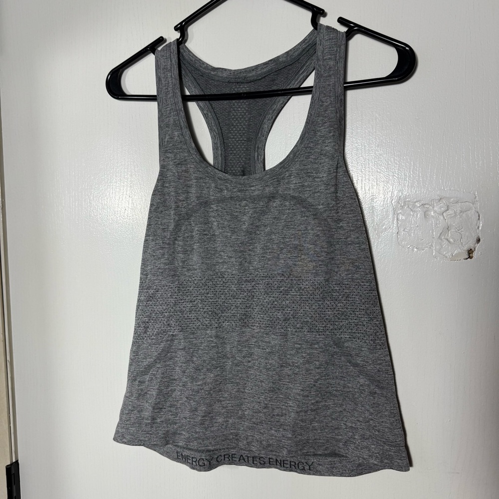 Lululemon racerback tank size 10 gray